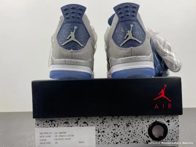 Official Maikesneakers Jordan 4 Georgetown Retro AJ4-1043505 (PE) 0623